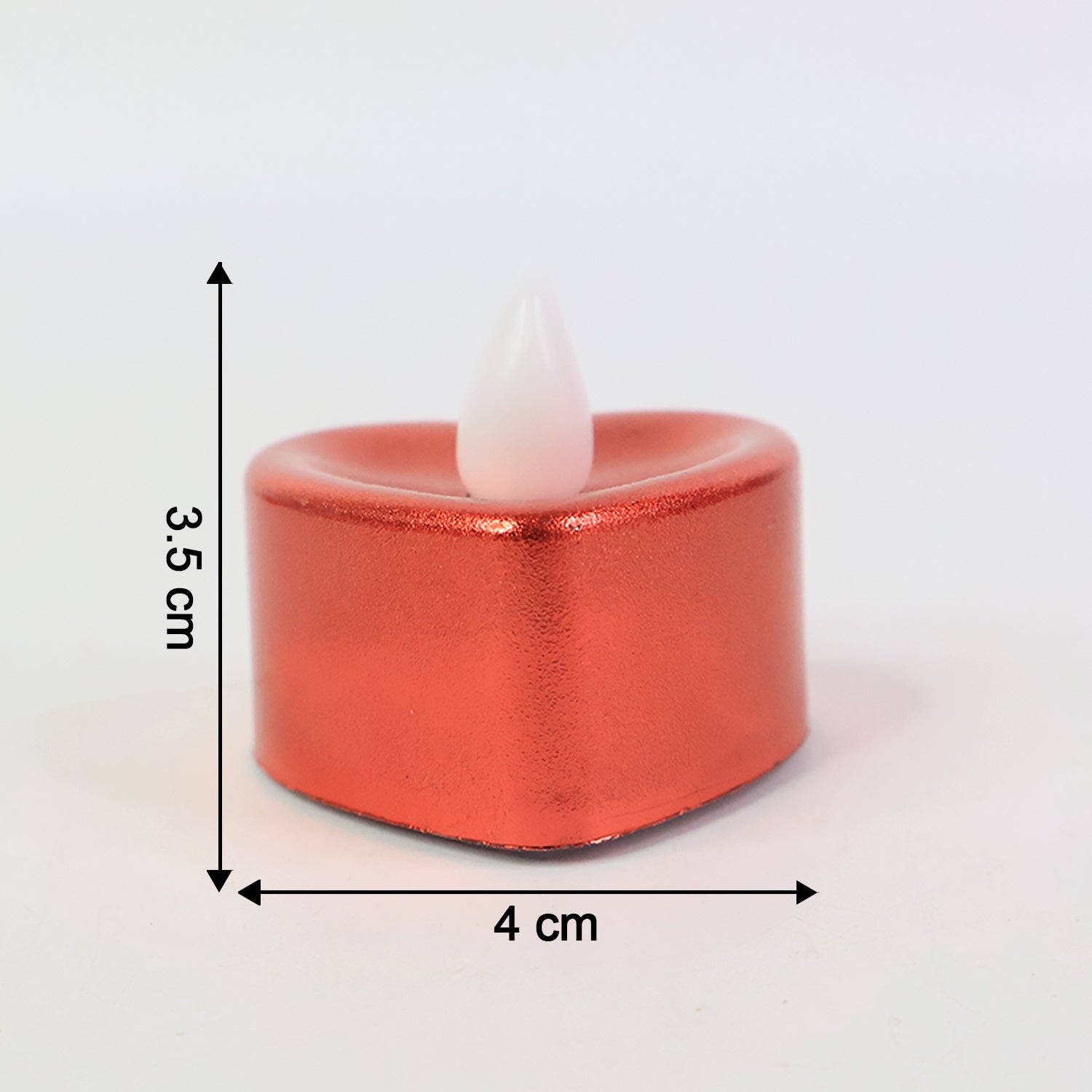 Heart Shaped LED Tea Light Candles (Mix Color / 12 Pc) Heart Shaped LED Tea Light Candles (Mix Color / 12 Pc)